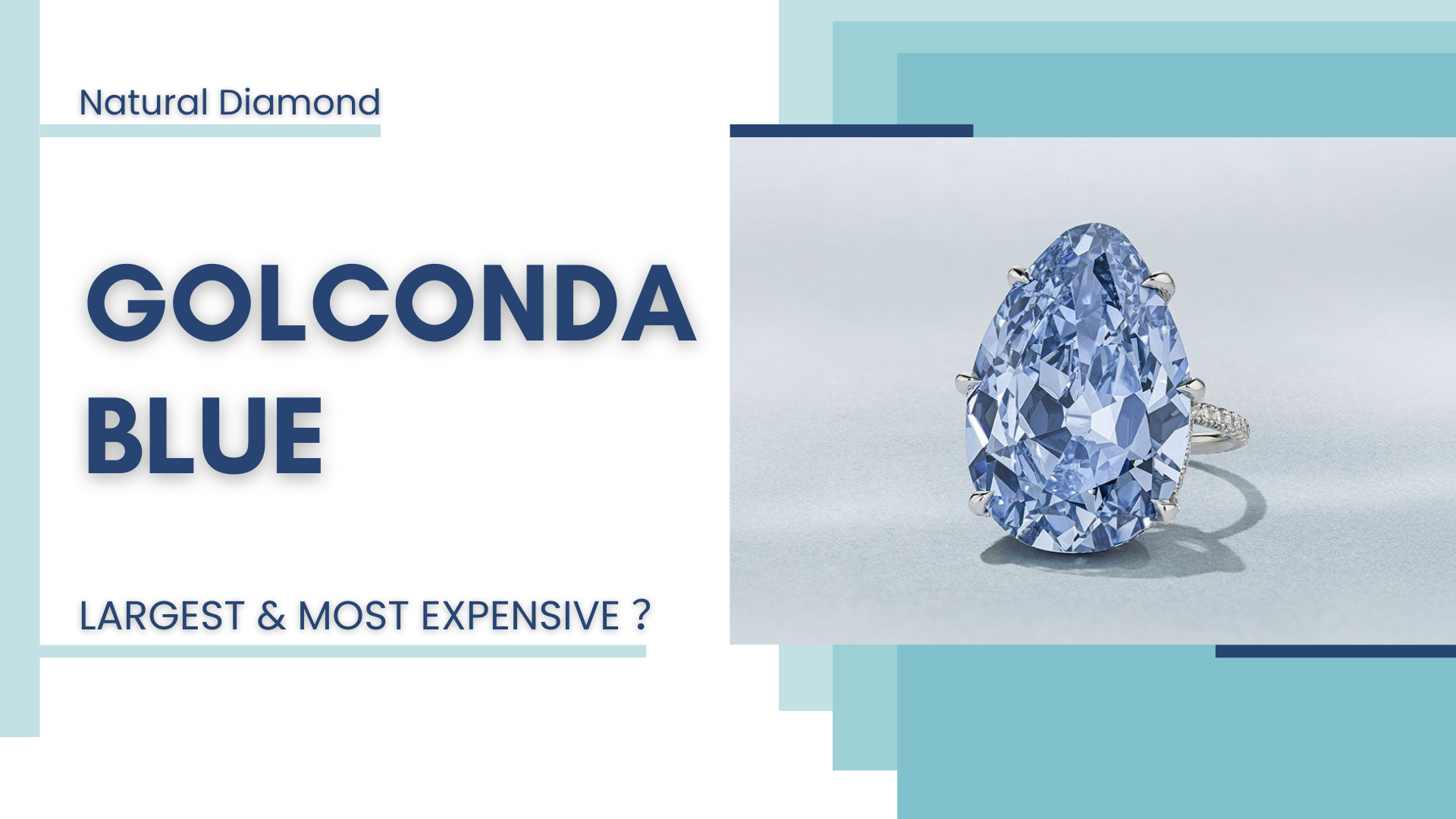 Golconda Blue可能是世界上最大最昂貴的藍鑽？
